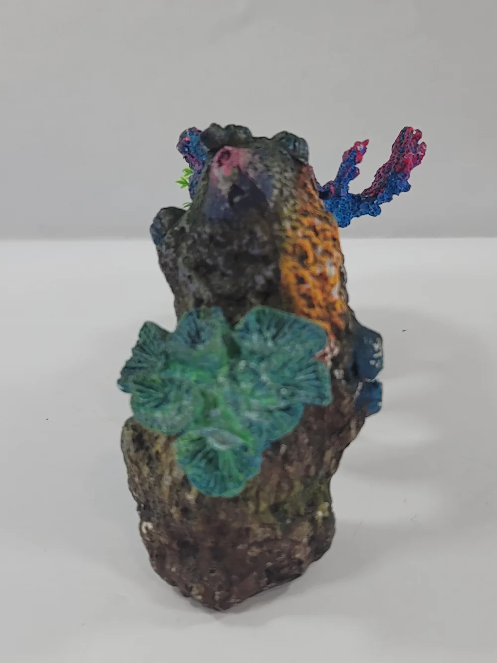 Colorful Coral Rock Archway Swim Thru Decoration For Aquarium Fish Tank